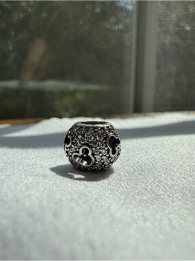 Pandora Disney Pavé Mickey Silhouette Charm (Retired)